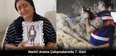 Narin Güran'ı Arama Çalışmalarında 7. Gün: AFAD'dan Özel Görüntüleme Tekniği