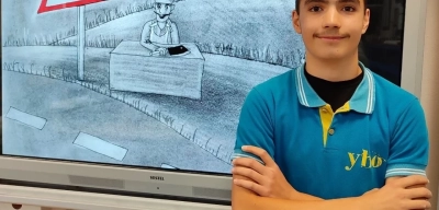 Ortaokul Öğrencisinin 'Hayvan Hakları' Karikatürü Dünya Birincisi Oldu