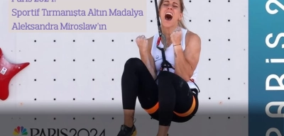 Paris 2024: Sportif Tırmanışta Altın Madalya Aleksandra Miroslaw'ın!