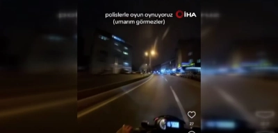 Polisin 'Dur' İhtarına Uymayarak Kaçan Sürücü, O Anları Sosyal Medyada Paylaştı!