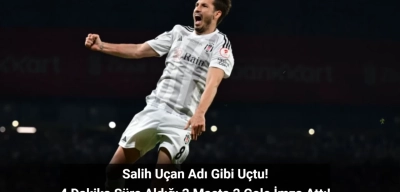 Salih Uçan Adı Gibi Uçtu! 4 Dakika Süre Aldığı 2 Maçta 2 Gole İmza Attı!