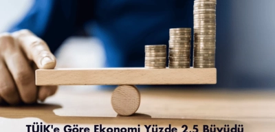 TÜİK'e Göre Ekonomi Yüzde 2,5 Büyüdü
