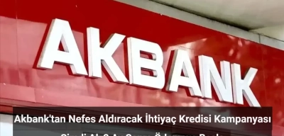 Yok Böyle Bir Kampanya: Akbank 3 Ay Ertelemeli Kredi Veriyor!