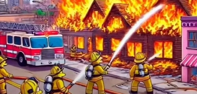 Simpsonlar Los Angeles Yangınını 20 Yıl Önce Bilmiş