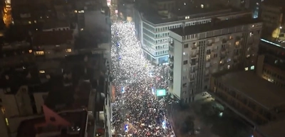 Belgrad'da Protesto: Binler Sokağa Döküldü