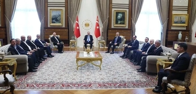 Ateşkes sonrası ilk ziyaret! Erdoğan Hamas heyetini kabul etti