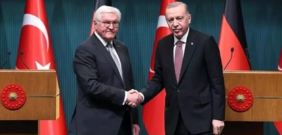 Erdoğan-Steinmeier Görüşmesi Başladı