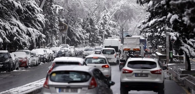 İstanbul'un Yüksek Kesimlerinde Kar Yağışı Etkili Oldu