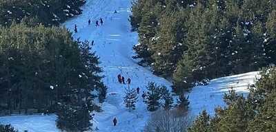 Palandöken Kayak Merkezi'nde Çığ Düştü