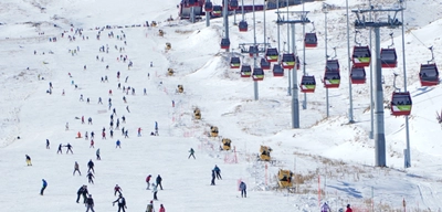 Erciyes'te Uluslararası Kar Heykel Festivali