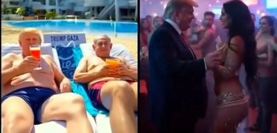 Trump ve Netanyahu'nun Gazze'de Tatil Videosu Tepki Çekti!