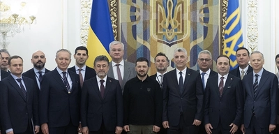 Bakan Bolat ve Bakan Yumaklı Kiev'de Zelensky ile Görüştü