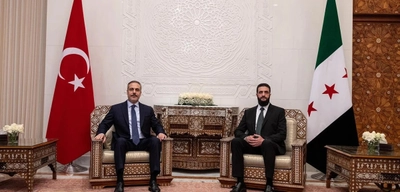 Bakan Fidan, Bakan Güler ve MİT Başkanı Kalın Şam'a Gitti