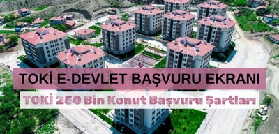 TOKİ 250 Bin Konut Projesi: Başvurular Ne Zaman, Nasıl Yapılacak?