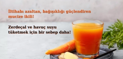 Zerdeçal ve Havuç Suyu: İltihabı Söküp Atan, Bağışıklığı Güçlendiren Mucize İkili