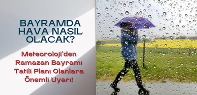 Bayramda Yola Çıkacaklar Dikkat: Meteoroloji'den Yağış Alarmı!