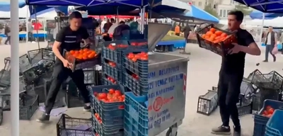Domatesleri Çöpe Atan Pazarcıya Milyonluk Ceza!