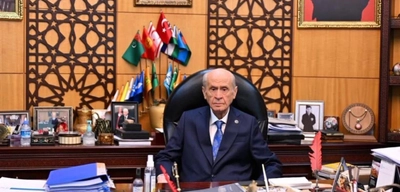 Devlet Bahçeli Mesaisine Başladı: Makam Odasından İlk Kare