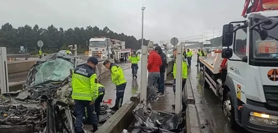 Kuzey Marmara Otoyolu'nda Kaza: 1 Ölü