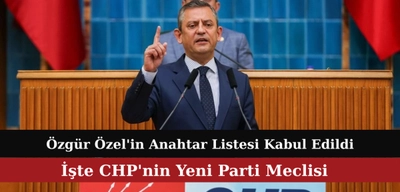 Özgür Özel'in Anahtar Listesi Kabul Edildi! İşte CHP'nin Yeni Parti Meclisi