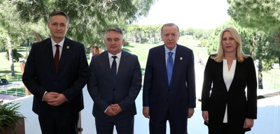 Cumhurbaşkanı Erdoğan, Bosna-Hersek Liderleriyle Antalya'da Buluştu