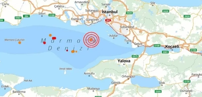 İstanbul Adalar'da 3.3 Büyüklüğünde Deprem
