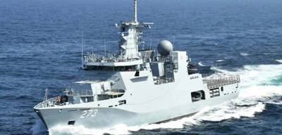 Türk Savaş Gemisi TCG BÜYÜKADA Pakistan'da