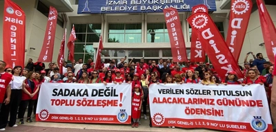İzmir'de Belediye İşçileri Grev Kararı Alınca Cadde ve Sokaklar Çöp Doldu!