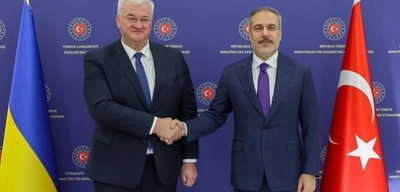 Bakan Fidan Ukraynalı Mevkidaşı ile Buluştu