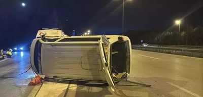 TEM Otoyolu'nda Kaza: 1 Yaralı!