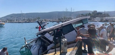 Bodrum Marinada Teknede Patlama!