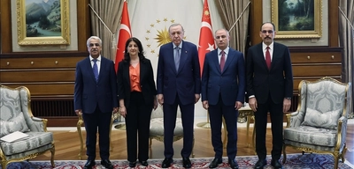 Cumhurbaşkanı Erdoğan, DEM Heyetiyle Görüştü: Gözler Silah Bırakma Sürecinde