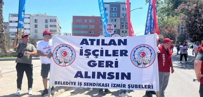 İzmir'de İşten Çıkarılan Çalışanlardan Eylem