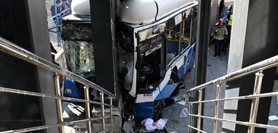 Ankara'da Belediye Otobüsü Kaza Yaptı! Yaralılar Var