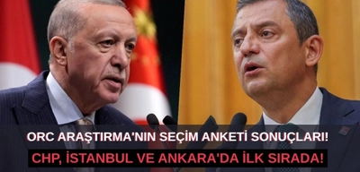 ORC Araştırma Son Seçim Anketinin Sonuçlarını Paylaştı: CHP, İstanbul ve Ankara'da İlk Sırada