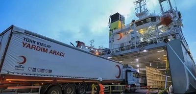 Türk Kızılay'dan Gazze'ye 3 Bin Ton Gıda Yardımı