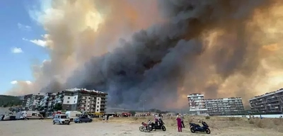 Çanakkale'de Yangınlarla Mücadelede Son Durum