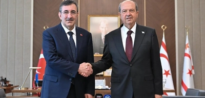 Cevdet Yılmaz, KKTC Cumhurbaşkanı Ersin Tatar ile Görüştü