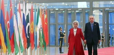 Emine Erdoğan, Şanghay'da Lider Eşleriyle Buluştu
