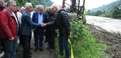 Bakan Uraloğlu Rize'deki Felaketi Yerinde İnceledi