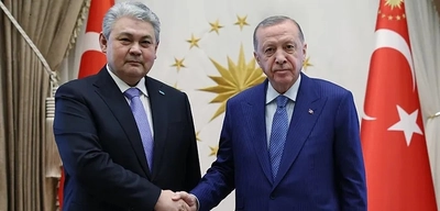 Cumhurbaşkanı Erdoğan, Kazakistan Dışişleri Bakanı Koşerbayev'i Kabul Etti