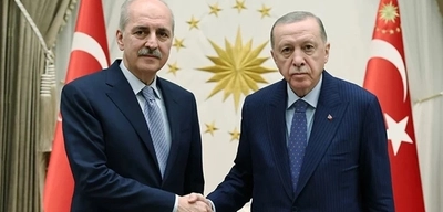 Erdoğan, TBMM Başkanı Kurtulmuş'u Kabul Etti
