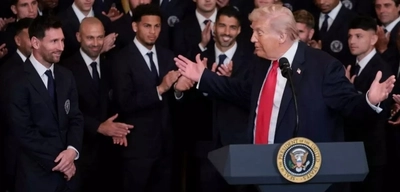 Beyaz Saray'da Şampiyonluk Töreni: Trump'tan "İran" Tehdidi, Messi ve Suarez'den "Alkışlı" Destek!