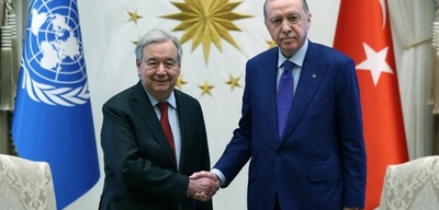 Cumhurbaşkanı Erdoğan, BM Genel Sekreteri Guterres'i Kabul Ettti