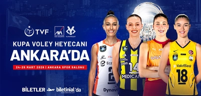 Kupa Voley'de Dörtlü Final Heyecanı Başlıyor!