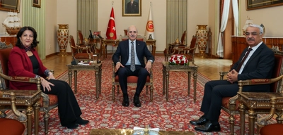 Kurtulmuş, DEM Parti Heyetini Kabul Etti