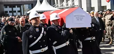 Şehit Polis Memuru Seçkin Yalçın İçin İstanbul Emniyet Müdürlüğü'nde Tören Düzenlendi