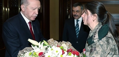 Cumhurbaşkanı Erdoğan, Türk Polis Teşkilatı Heyetini Kabul Etti