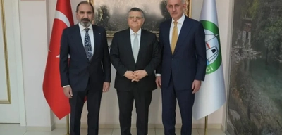 TFF Başkanı Hacıosmanoğlu'ndan Sinop Valisi Özarslan'a Ziyaret