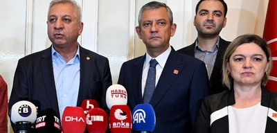 Özgür Özel, EMEK Partisi Genel Başkanı Aslan'la Görüştü